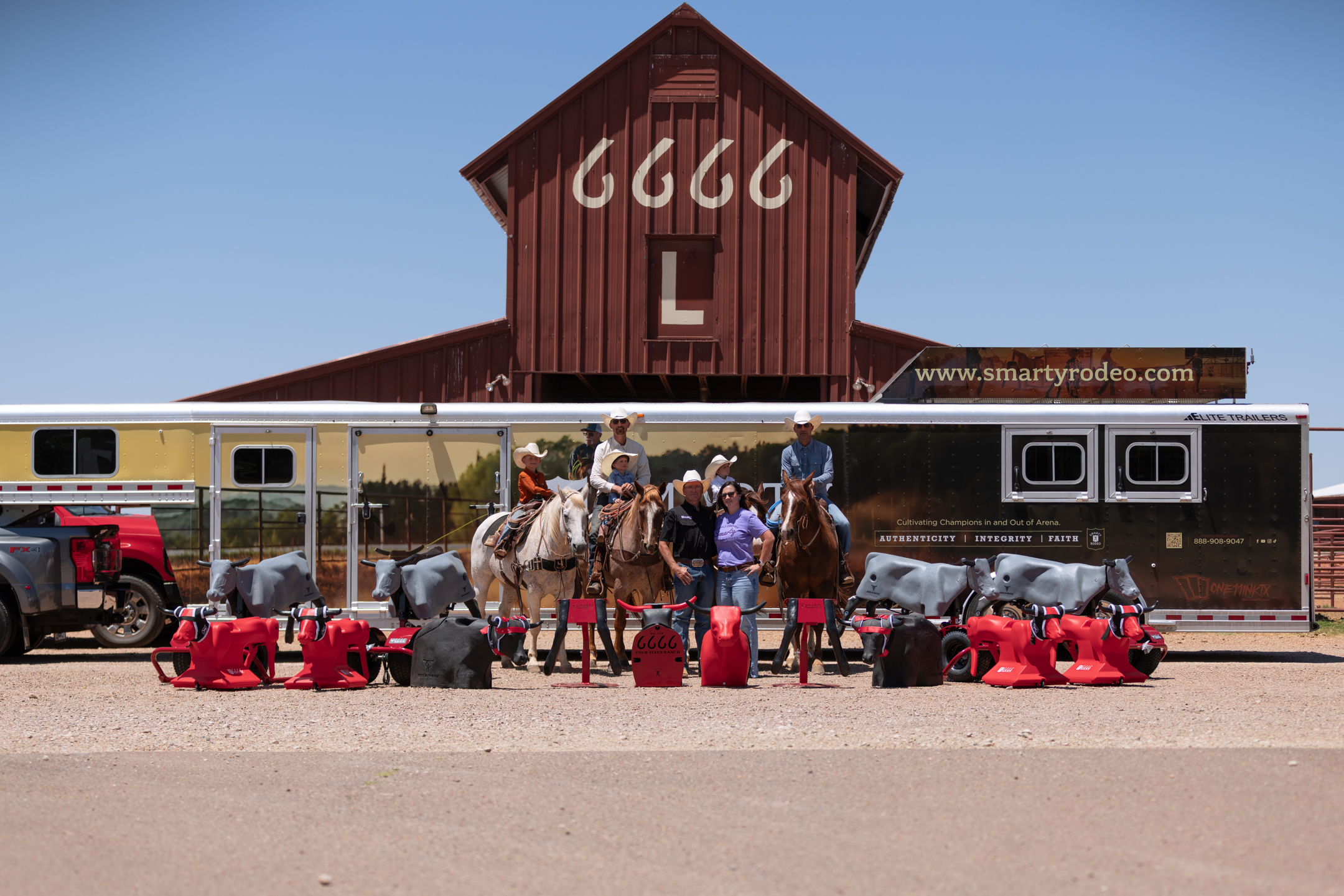 Four Sixes Ranch Names Smarty Rodeo the Official Training Machine of the 6666 Ranch
